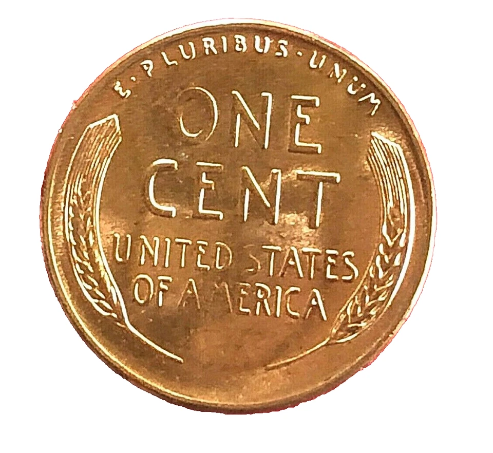 1955 P BRIGHT RED HIGH GRADE UNCIRCULATED LINCOLN CENT (1 COIN) - Image 2 of 2