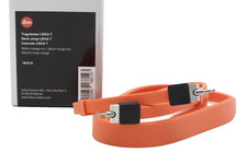 New Leica Silicone Neck Strap for Leica T Camera Orange/Red, MFR 18814  19939