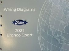 2021 Ford Bronco Sport Electrical Diagram Manual EWD ETM OEM