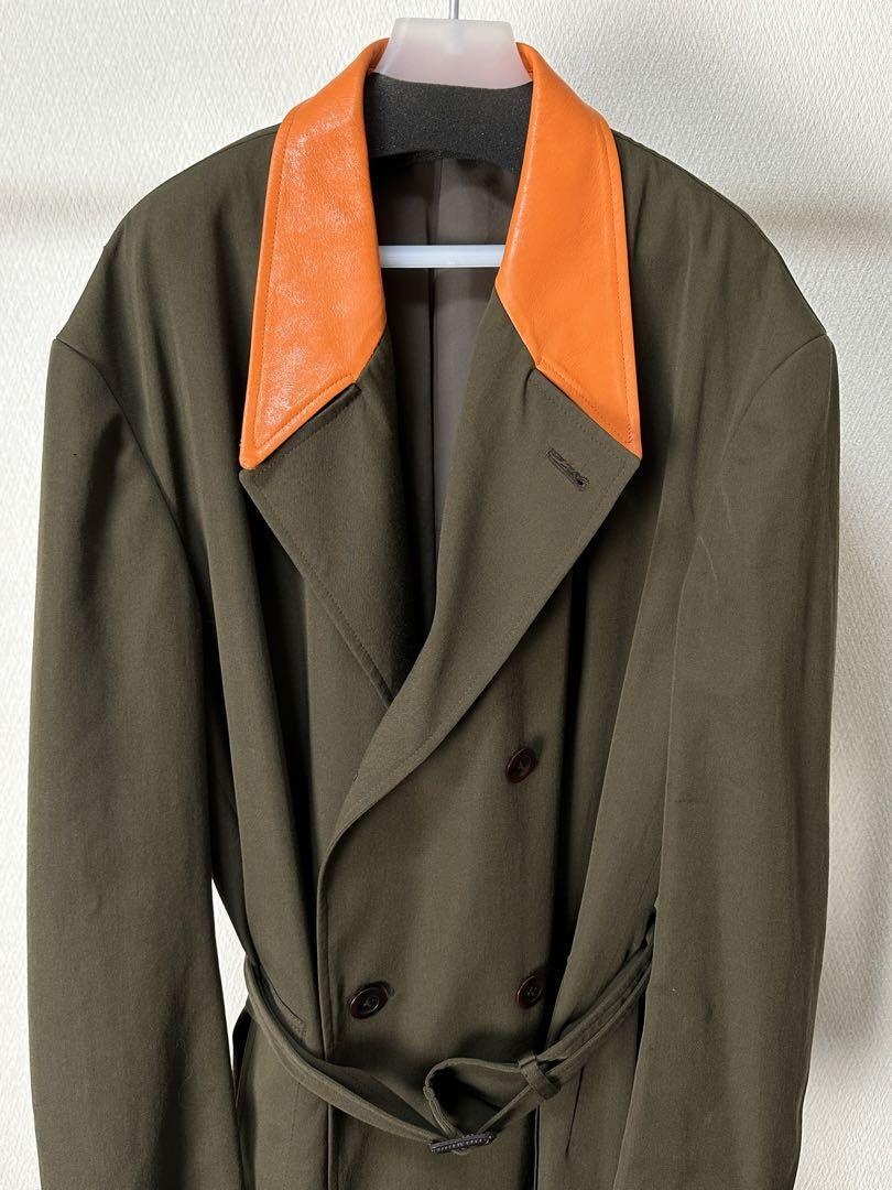 ジャケット・アウター Undercover 11AW Leather Wool Long Coat 51UVO8c4n3L._AC_SY350_QL65_.jpg