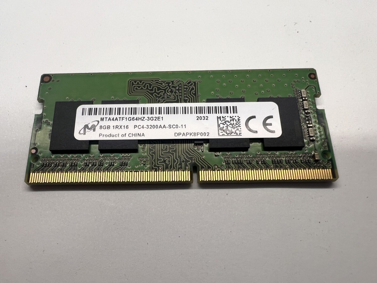 8GB 1RX16 PC4-3200AA-SC0-11 RAM | eBay