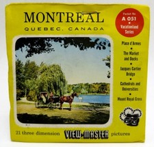 View-Master A051, Montreal, Quebec, Canada, S4 Packet, 1956, NEW SEALED MINT