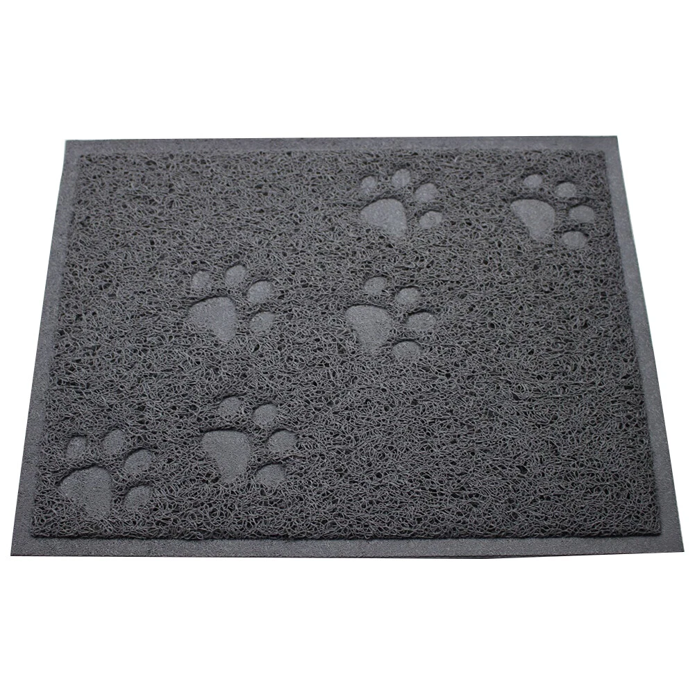 Litter Mat Square Portable PVC Pad Soft Non Slip Home Cat Pets