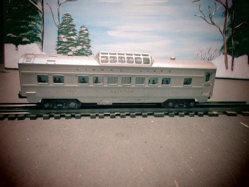 Lionel Train 2432 Clifton Illuminated Vista-Dome Passenger Car w/REPRO BOX. - Picture 7 of 9
