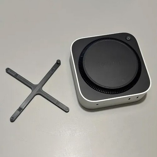 Mini Computer Holder Desktop PC Simple Stand Bracket For Mac Mini M4 2024 Po-*- - Afbeelding 7 van 11