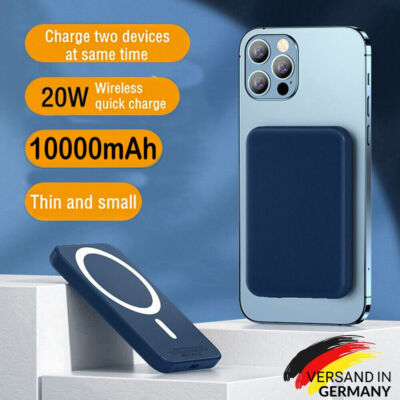 Magnetische Wireless Power Bank 10000mAh 22.5W PD für iPhone 15/14/13/12 DE