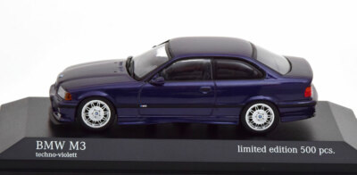 BMW M3 E36 1992 TECHNO VIOLETT MINICHAMPS 943022305 1/43 VIOLET 