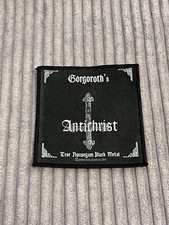 Vintage 2004 Gorgoroth Antichrist Metal Small Patch New Memorabilia