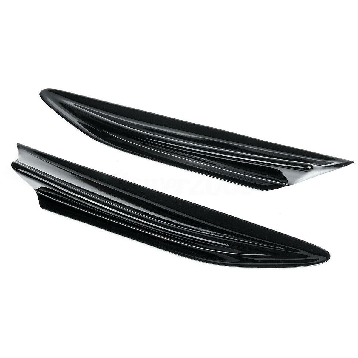 2Pcs Gloss Black Side Fender Fin Vents For Subaru BRZ Toyota 86 GT86