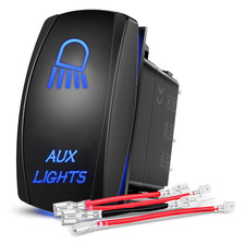 Aux Lights Rocker Switch Led Light Bar Switch 5 Pin Laser on off SPST Switches