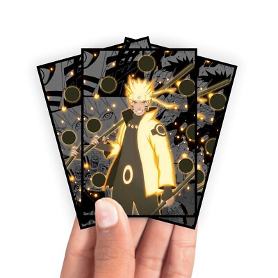 Six Paths Sage Mode Card Sleeves Naruto Shippuden Yugioh Pokémon 