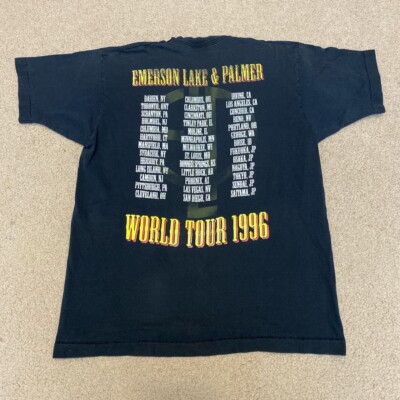 Vintage Emerson Lake And Palmer Band Shirt Size Large | eBay