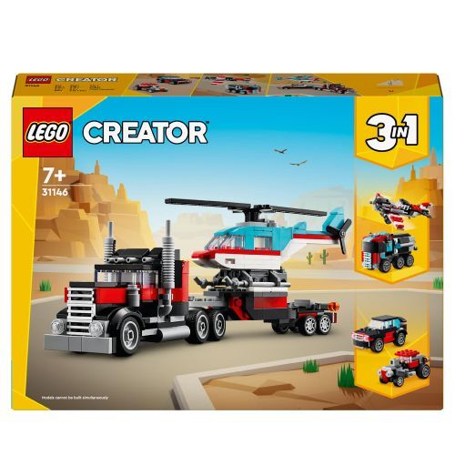 LEGO 31146 Creator 3 in 1 Autocarro con Elicottero, Giochi per Bambini e Bambine - Immagine 6