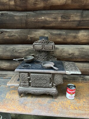 LANCASTER BRAND EAGLE CAST IRON Stove Salesman Sample Stove22  Large HUBLEY TOY