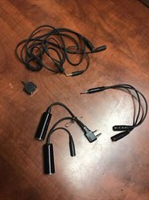 Bunch Of 3.5mm 1/8" Cables Male Female Adapter Dual Jack And 1/8 -1/4 Adapter