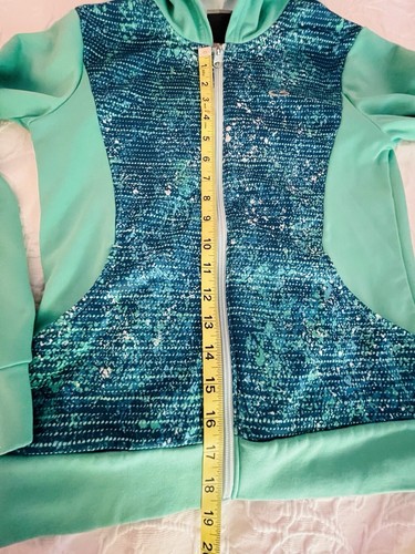 Champion C9 Girl’s Athletic Outfit Capris Leggings Jacket Green Sz L Large 10-12 - Picture 3 of 14