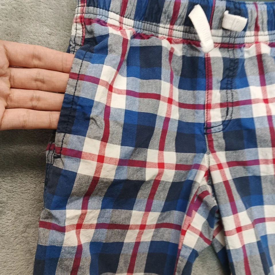 Pantalones Cortos GYMBOREE Niños Talla 4 Informales a Cuadros 100% Algodón con Bolsillos Foto 4 de 4