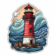 Huge XXXL Car Decal Sticker Lighthouse Decal