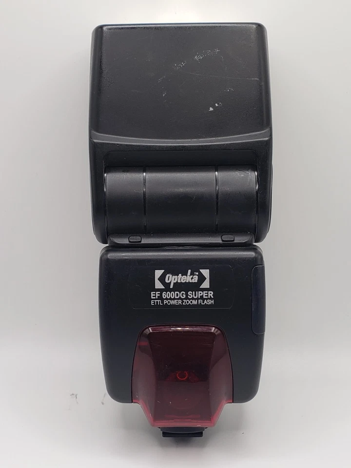 Opteka EF-600 DG Super Shoe Mount Flash for  Canon untested for parts as is - Image 3 of 4