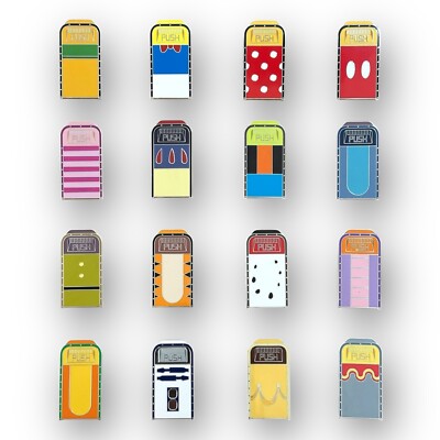 Disney Parks 2025 Character Trash Bins Cans Mystery Pins WDW Various NEW