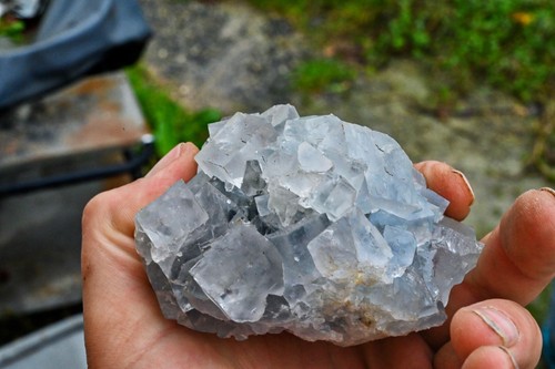 Amas de fluorite du Burc France 501g fluorine minéraux français - Imagen 7 de 7