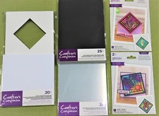 Crafter's Companion Stained Glass FLORAL card die kit - BUTTERFLY &  LILY