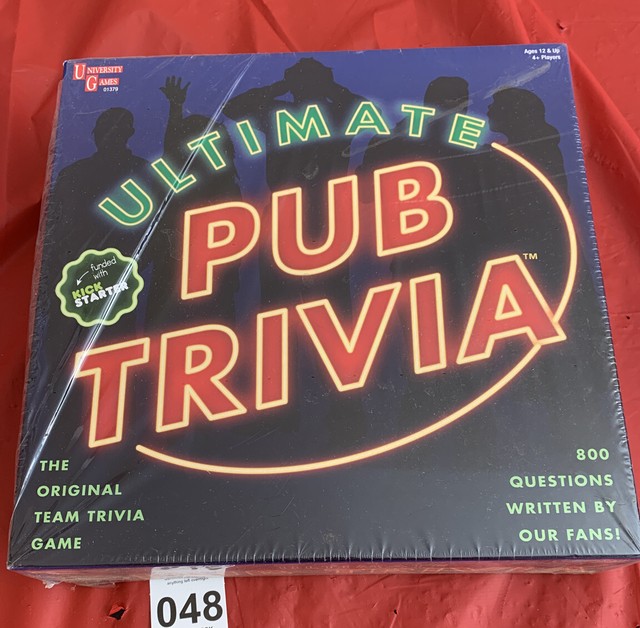 University Games Ultimate Pub Trivia Board Game Funded With Kickstarter 