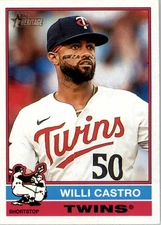 Willi Castro - 2025 Topps Heritage - #73 - Baseball