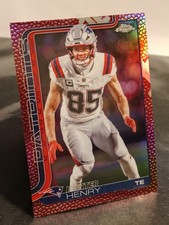 2025 Topps Chrome✨PigSkin Leather Refractor✨#209 Hunter Henry - Patriots 🇺🇲