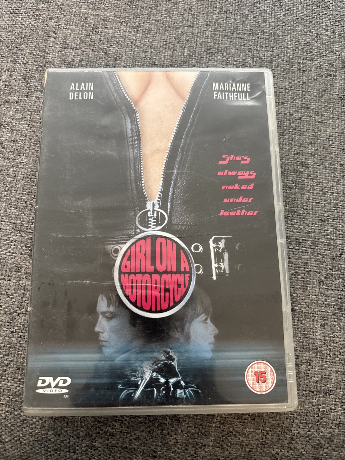 Girl on a Motorcycle DVD 1968 Marianne Faithfull Alain Delon