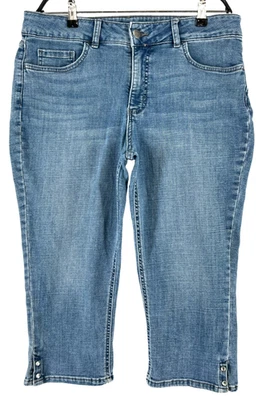 Lee Shorts Taille W32 Mi-Haut Taille Fermeture Éclair Denim Bleu Poches - Photo 1/4