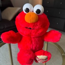 Sesame Street Tickle Me Elmo Surprise 13" Talking Plush 2000 Fisher Price video