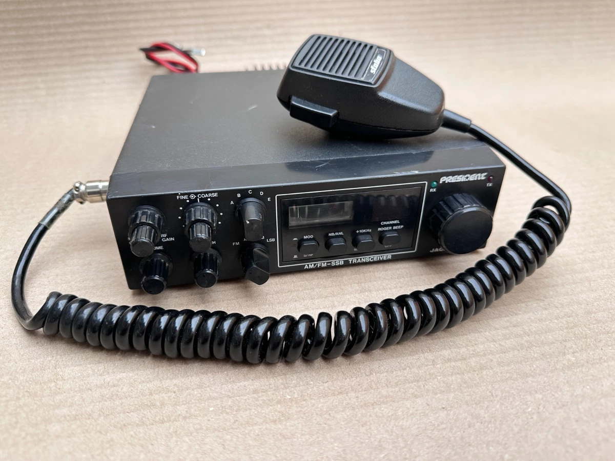 Radio CB President George II – AM/FM/LSB/USB – ASC, Roger Beep – Neuve