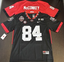 Ladd McConkey Georgia Bulldogs National Championship Jersey! Ship Fast!