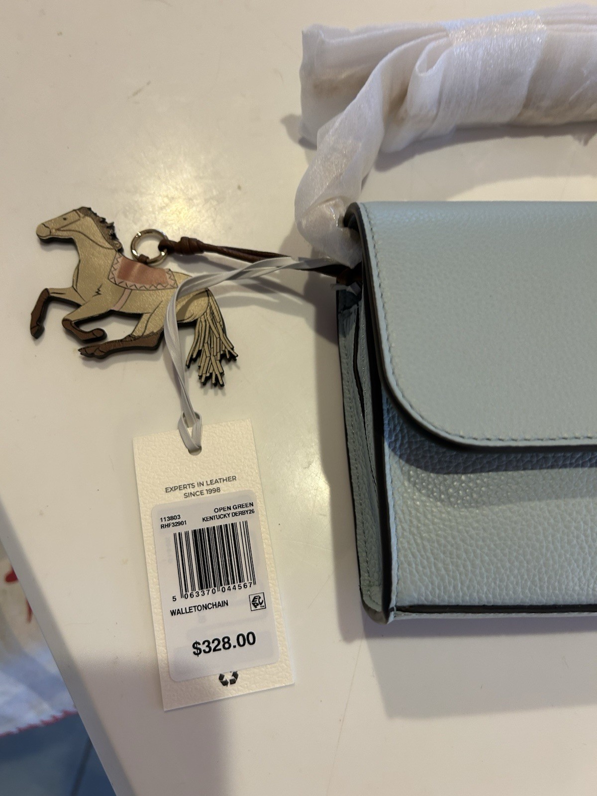 Radley London  Leather KENTUCKY DERBY Wallet on Chain Crossbody Bag image 3