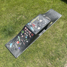 Portable Skateboarding Launch Ramp Jump Wedge, Black, 7.5in Width