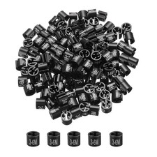 200 x Clothes Hanger Marker 3-6M, Black Colored Hanger Size Garment Tag