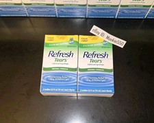 EXP 04/2028  2 Lot TWIN Pack REFRESH TEARS Eye Drops 0.5oz 15mL 4 Bottles 