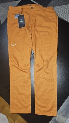 Salewa Herren Trekkinghose Stretch Hose Pure Mountain Hemp Orange Neu EU 56, XXL