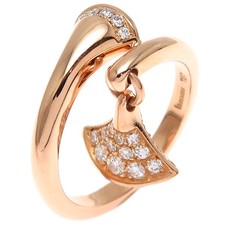 BVLGARI DIVAS' DREAM DIAMOND RING 750 PINK GOLD 311441