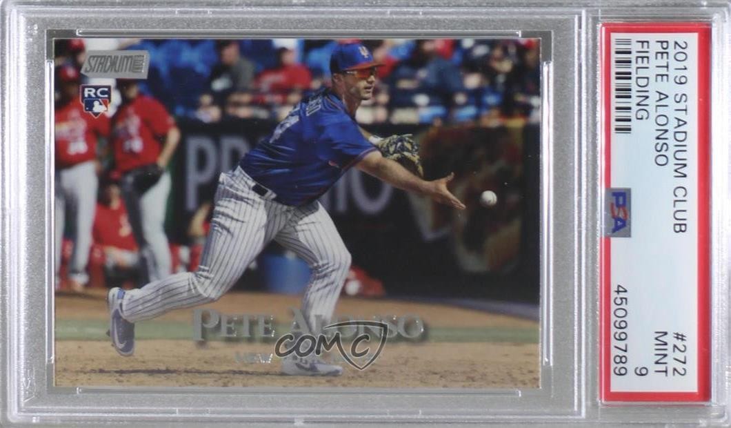 2019 Topps Stadium Club Pete Alonso #272 PSA 9 MINT Rookie RC 1h1