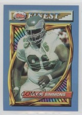 1994 Topps Finest Refractor Clyde Simmons #103 8w9