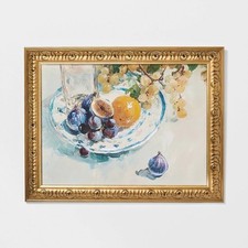 Threshold Studio McGee 18x14 Still Life Wall Art Framed Canvas Decor New