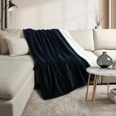 Life Comfort Ultimate Kunstfell Überwurf - Oversized doppellagig Samt & Plüsch