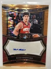 2024-25 Panini Select Reed Sheppard Neon Orange Pulsar AUTO /30 FOTL RC-Rockets