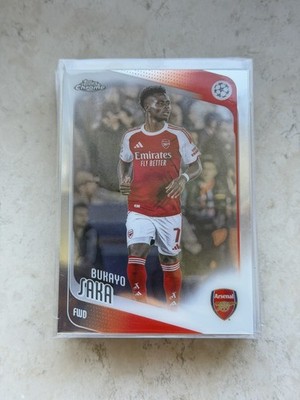 Topps Chrome UCC 25/26 Arsenal FC Team Bag (20 Karten - Base, Rookie, Refractor)