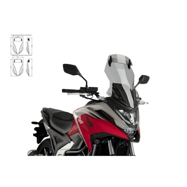 Puig Touring WINDSCHUTZSCHEIBE-VISIER FUR Honda NC750X 21-25 Leicht Getont-image