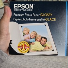 Epson Premium Photo Paper Glossy 4 x 6", 100 Sheets S041727 - SEALED