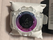 Activa Sport Summit X Digital Watch in White & Purple NWT