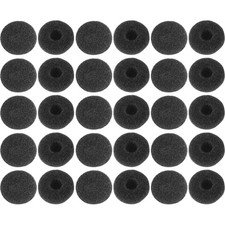 Ohrpolster Ersatz 30er Pack Schwarz f&uuml;r Kopfh&ouml;rer 13-18mm Schaumstoff